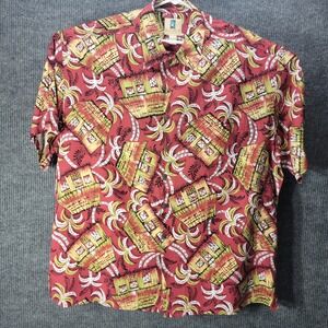 Kahala Hawaiian Islands Shirt Mens 2XL Rayon Aloha Tiki Bar Classic  Print